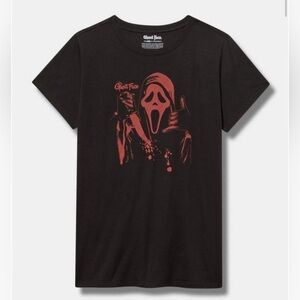 #434 - Torrid Ghost Face Scream Classic Fit Cotton Crew Tee Movie Graphic Horror